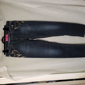 STQ embellished Italian jeans XXL